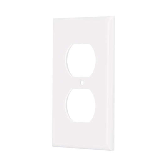 Placa de ABS para contacto redondo, Standard, blanco