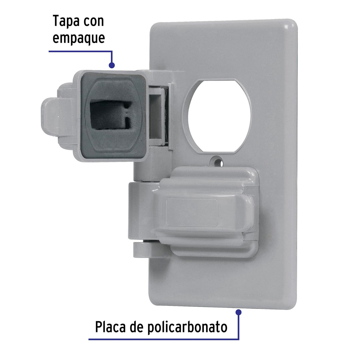Placa dúplex de policarbonato para intemperie