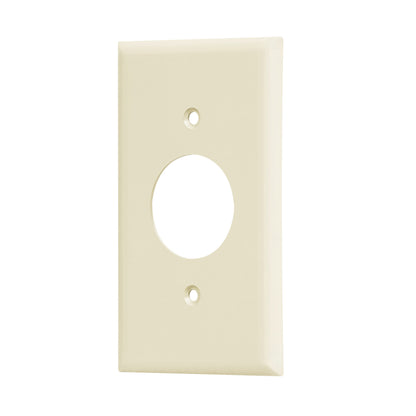 Placa de ABS para contacto redondo, Standard, marfil