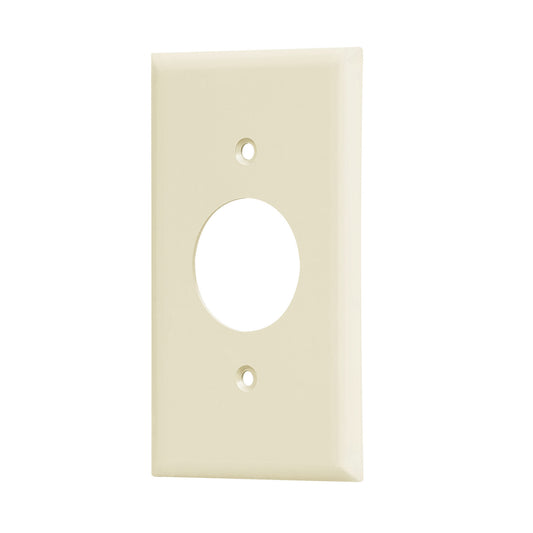Placa de ABS para contacto redondo, Standard, marfil