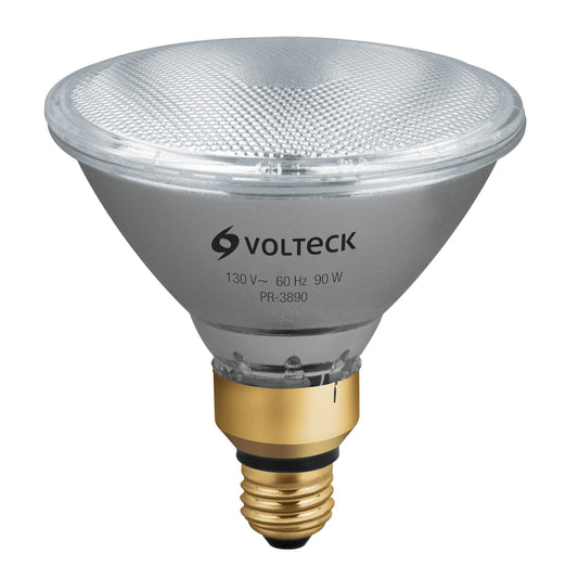 Lámpara de halógeno 90 W tipo PAR 38, en caja, Volteck