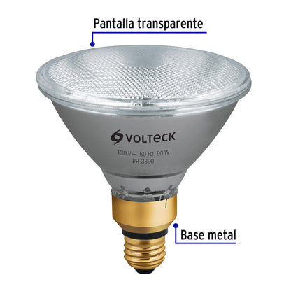 Lámpara de halógeno 90 W tipo PAR 38