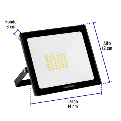 Reflector ultra delgado LED 30 W luz de día
