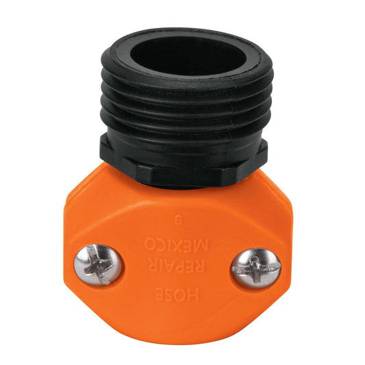 Conector 1/2" macho de ABS p/manguera, Truper