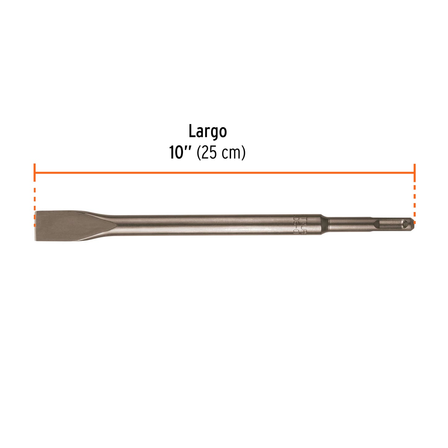Cincel plano delgado SDS Plus 3/4" x 10"
